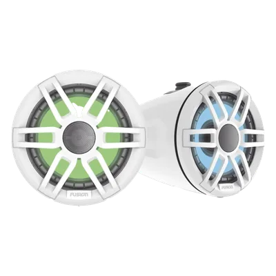 Altavoces Náuticos para Torre de Wake / 6.5 Pulgadas / 200 W Pico / 50 W RMS / IP67 / LED RGB / 91 dB Sensibilidad