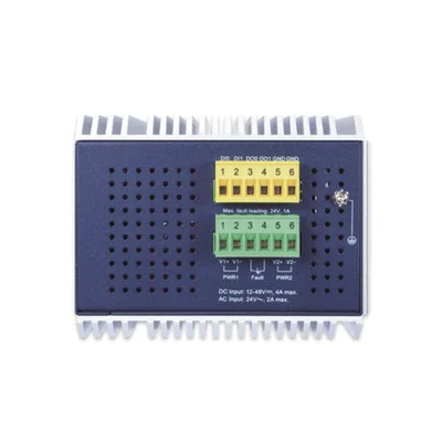 Switch Industrial Capa 3 / 8 Puertos 10/100/1000T / 8 Puertos SFP 1G/2.5G / IP30 / -40 a 75°C / 56 Gbps