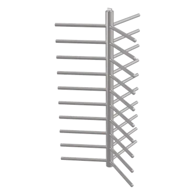 Eje Central de Refacción / Torniquete de Cuerpo Completo / Carril Sencillo / Acero Inoxidable