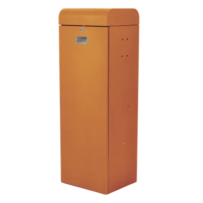 Barrera Vehicular / Apertura 1.5 s / Brazo hasta 3 m (9.8 ft) / 150 Ciclos/Hora / Temperatura -20 a 50°C / 110V / Color Naranja