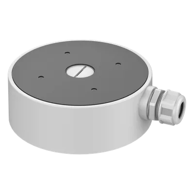 Caja de Conexión para Domo IP / Aleación de Aluminio / 160x55 mm (6.3x2.1 in) / Exterior / 442.6 g