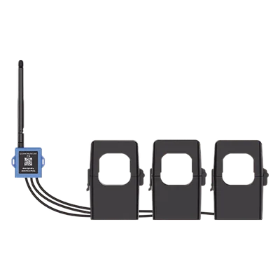 Medidor de Corriente LoRaWAN / Trifásico / Hasta 500 A / Muestreo 3.3 kHz / Diseño No Invasivo