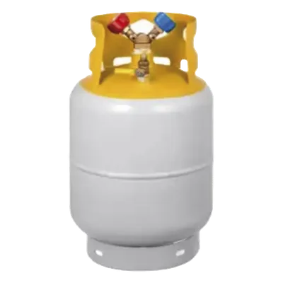 Cilindro Portátil para Refrigerante / 30 lbs (13.6 kg) / 11.9 Litros / Presión 3.0 MPa / Acero HP295 / Válvula de Seguridad Integrada / Operación -20 °C a 45 °C
