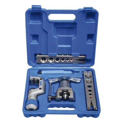 Kit de Herramienta de Abocardado / 6 Diámetros 1/4" a 3/4" / Metal Resistente / 1 kg / Compacto 330 x 120 x 230 mm / Automotriz y Refrigeración