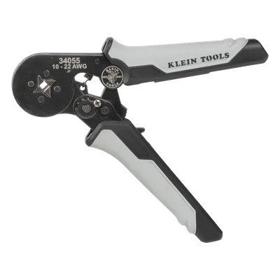 Pinza Ponchadora / 10-22 AWG / Ponchado Cuadrado 360° / 7'' (17.8 cm) / Matrices Intercambiables