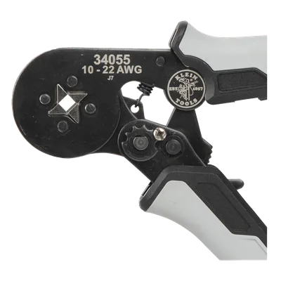 Pinza Ponchadora / 10-22 AWG / Ponchado Cuadrado 360° / 7'' (17.8 cm) / Matrices Intercambiables