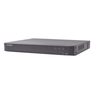 DVR Pentahíbrido / 16 Canales / 8 TURBOHD + 8 IP / 8 Megapixel (4K) / Audio Bidireccional Coaxitron / Reconocimiento Facial / AcuSense / H.265+ / 1 Bahía HDD 10 TB