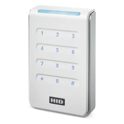 Lector de Control de Acceso / Multitecnología / Teclado 2x6 / Salida Wiegand y OSDP / LED Tricolor / Proximidad HID, Indala, AWID, EM
