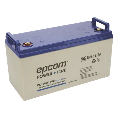 Batería AGM-VRLA Ciclo Profundo / 12 V / 120 Ah / Terminales M8 / Carcasa UL94-HB