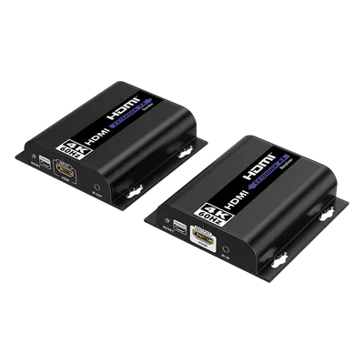 Extensor HDMI IP / 4K @60Hz / 120 m (393.7 ft) / Cat 6 / HDR10 / 18 Gbps / IR Bidireccional / Aluminio