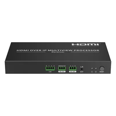 Receptor Multivisor HDMI / 4K 60 Hz / IP Matrix / Latencia 70-180 ms / PoE / IR Bidireccional / RS-232/485