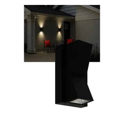 Lámpara Arbotante LED / 6 W / 330 lm / Luz Cálida 2 700 K / IP54 / 85-265 Vca~ / Montaje en Pared