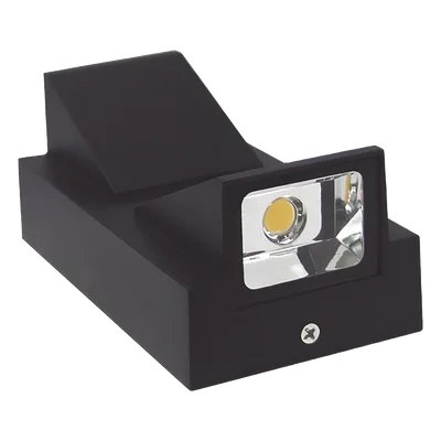 Lámpara Arbotante LED / 6 W / 330 lm / Luz Cálida 2 700 K / IP54 / 85-265 Vca~ / Montaje en Pared