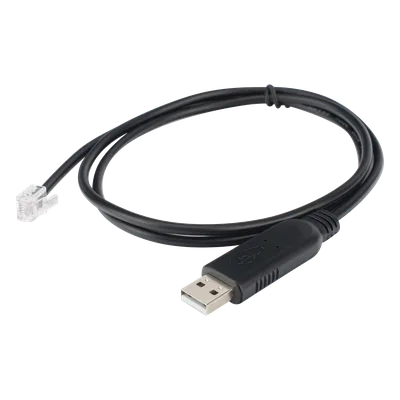Cable de Comunicación / USB a RS232 / Conectores RJ11 y USB Estándar / Para Monitoreo de Baterías