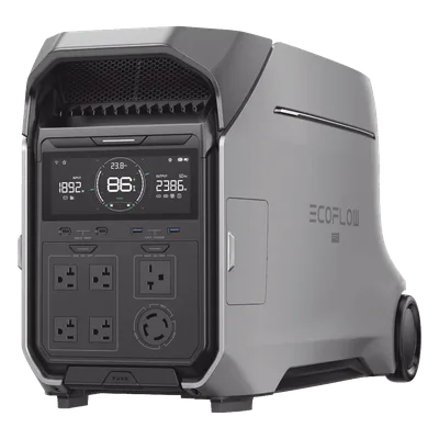 Estación de Energía Portátil / 3600 Wh LFP / 5 Salidas AC 3600 W (7200 W Pico) / 2 USB-C 100 W / Carga Solar 1600 W / Wi-Fi y Bluetooth
