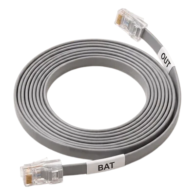 Cable de Comunicación RJ45-RJ45 / 150V DC / Conectores Blindados / 1 m (3.3 ft) / Industrial