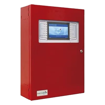Panel de Incendio Direccionable / 4 Ranuras / 2 a 8 Lazos SLC / Pantalla Táctil 7" / Fuente 10.25A / Red 64 Paneles