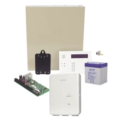 Kit Panel de Alarma IP / 48 Zonas / 40 Inalámbricas y 8 Alámbricas / 3 Particiones / Comunicador IP / Teclado Alfanumérico con Receptor 6160RF