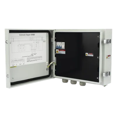 Transfer Divisor de Cargas / 5000 VA / IP65 / -21°C a 45°C / 400x350x130 mm (15.7x13.8x5.1 in)