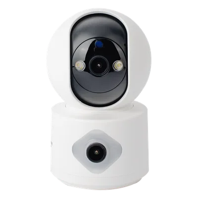 Cámara IP WiFi / Doble Lente 3MP / Pan 320° / Tilt 70° / Autoseguimiento / IR 10 m (32.8 ft) / Audio Bidireccional / microSD 128GB
