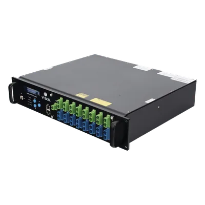 Amplificador Óptico EYDFA / 16 Puertos 1550 nm / Salida 22 dBm / GPON EPON XGS-PON / Gestión SNMP y Web