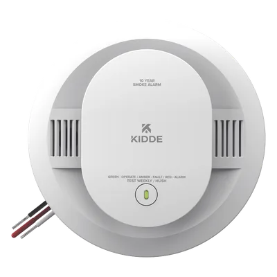 Detector de Humo Autónomo / Batería Sellada 10 Años / Diseño Compacto 12.7 cm (5 in) / LED Multicolor / Montaje Clic