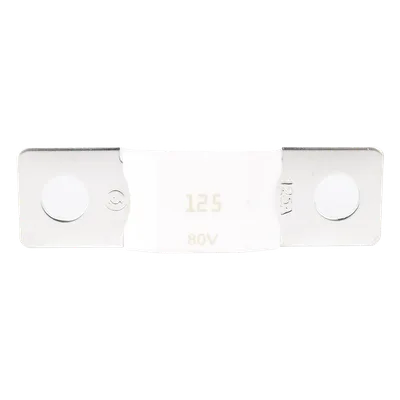 Fusible Mega / 125A / 80V / 110mV Caída de Tensión / Paquete de 5 Unidades
