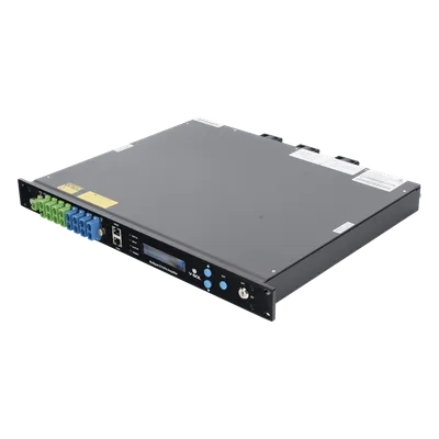 Amplificador Óptico EYDFA / 8 Puertos / 1550 nm / Potencia de Salida 37 dBm / Gestión SNMP y Web