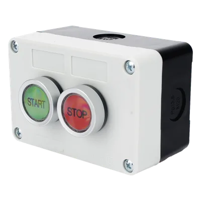 Botonera de Control / IP40 / 24 VCD / 106 x 72 x 58 mm / 4.17 x 2.83 x 2.28 in / Start-Stop / NO
