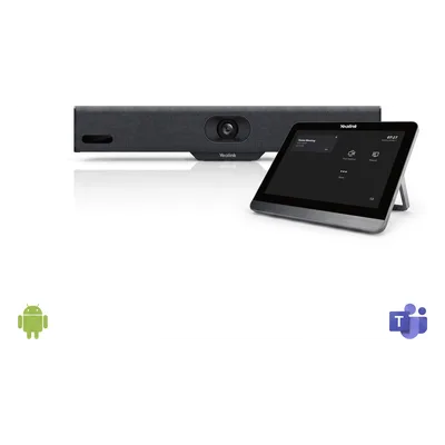 Barra de Videoconferencia / 4K / Lente 120° / Android Integrado / Microsoft Teams / BYOD / 8 Micrófonos MEMS / Full-Duplex