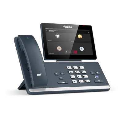 Teléfono IP Empresarial / Pantalla Táctil 7 Pulgadas / Bluetooth 5.2 / Wi-Fi Dual Band / PoE / Microsoft Teams Nativo