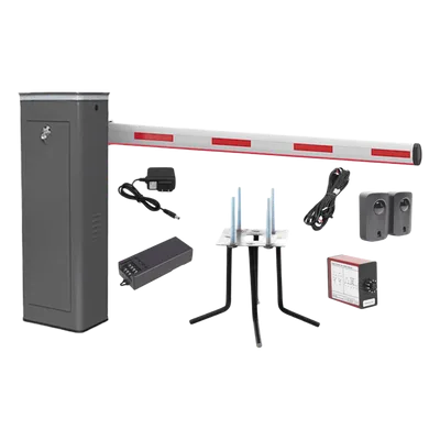 Kit Barrera Vehicular Derecha / Brazo LED 3 m (9.84 ft) / Apertura 1.5 s / Semi-Intensivo 150 Ciclos/Hora / 110V / Accesorios Incluidos