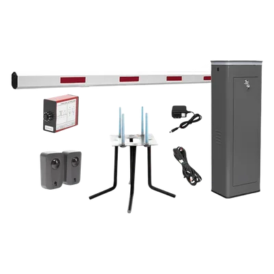 Barrera Vehicular Izquierda / Brazo 5.5 m (18 ft) / Encoder / 150 Ciclos/Hora / 110V / Semi-Intensiva / -20 °C a 50 °C