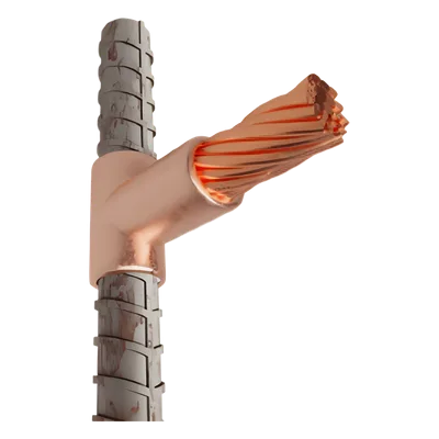Molde para Soldadura Exotérmica / Cable Horizontal 4/0 a Varilla Vertical 1/2 / Ángulo Recto / Carga 150