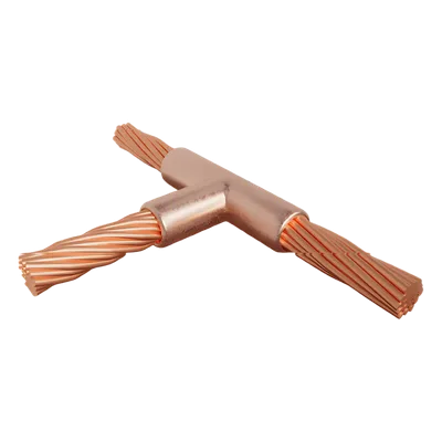 Molde para Soldadura Exotérmica / Conexión T Horizontal / Cable 1/0 AWG a 4/0 AWG / Carga #90