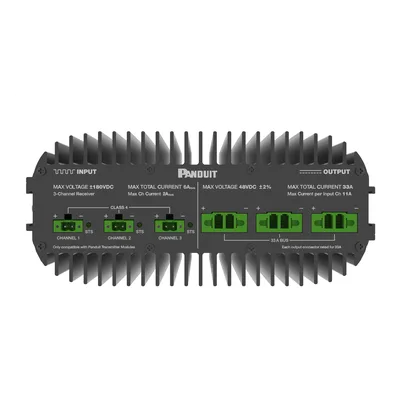 Receptor FMPS Clase 4 / 180 Vcd Entrada / 1600 W y 56 Vcd Salida / Terminal Tornillo / 1 RU