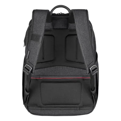 Mochila Urbana / Nylon-Cuero / 17L / Laptop 14" / 42x19x30 cm / 1.1 kg / 138x75x118 in