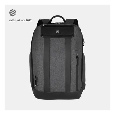 Mochila Urbana / Nylon-Cuero / 17L / Laptop 14" / 42x19x30 cm / 1.1 kg / 138x75x118 in