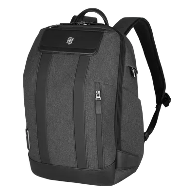 Mochila Urbana / Nylon-Cuero / 17L / Laptop 14" / 42x19x30 cm / 1.1 kg / 138x75x118 in
