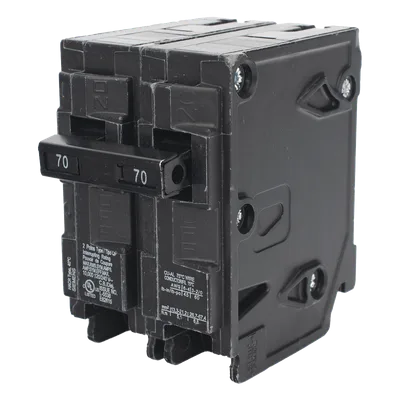 Interruptor Automático Enchufable / 2 Polos / 70 A / 120/240 V AC / 10 kAIC / Tipo QP