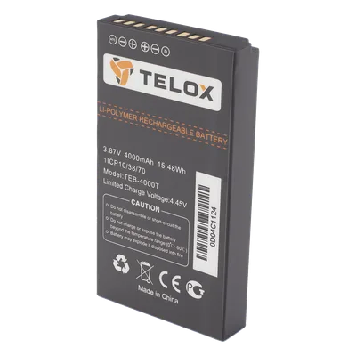 Batería Li-Ion / 4000 mAh / 3.8 VCC / 13.68 Wh / Carga 4.35 VCC