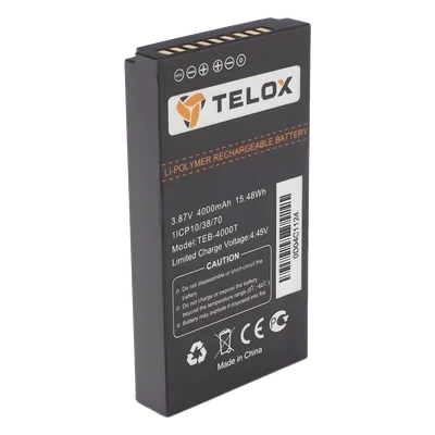 Batería Li-Ion / 4000 mAh / 3.8 VCC / 13.68 Wh / Carga 4.35 VCC