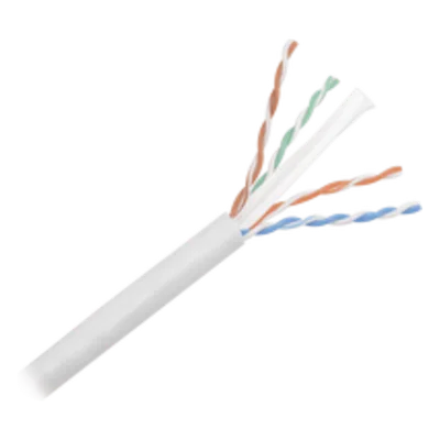 Bobina de Cable UTP / Cat 6 / 24 AWG / 305 m (1000 ft) / 4 Pares / PVC CM / Cobre Sólido