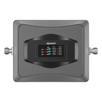Amplificador de Señal Celular / Triple Banda 850/1900(+)/2100(+) MHz / Ganancia 68 dB / Cobertura 1000 m² (10764 ft²) / Compatibilidad Multioperador / Sin Configuración