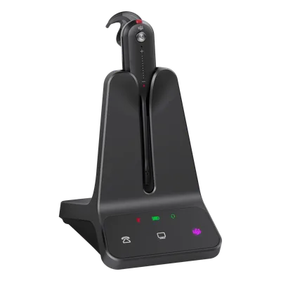 Auricular Inalámbrico DECT / Alcance 185 m (606.9 ft) / Cancelación de Ruido Acoustic Shield / Multidispositivo PC y Teléfono IP / 8 Horas de Conversación