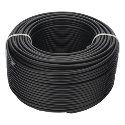 Cable Fotovoltaico / 4 mm² (12 AWG) / Cobre Estañado / 2000V / Resistencia UV / Rollo 100 m / UL 4703 y TUV