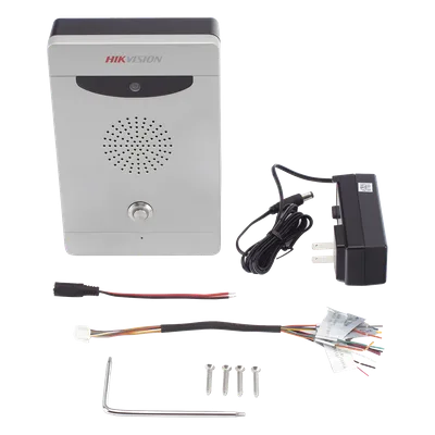 Estación de Alarma de Pánico con Video / 2 Megapixel / Audio Bidireccional / PoE / IP65 / IK08 / Montaje en Pared o Empotrado