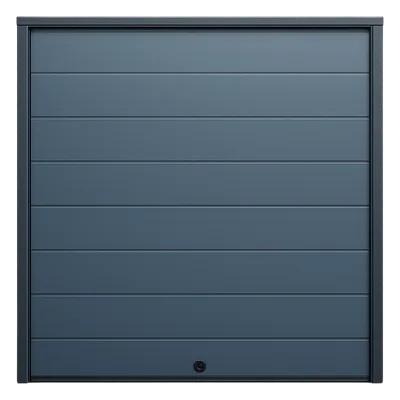 Puerta de Garage / Línea Central / Acabado Deluxe / 14x8 pies / Aislada / Estilo Americano / Panel Galvanizado Cal. 26