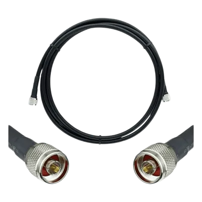 Jumper Coaxial / 50 Ohm / 9.14 m (30 pies) / N Macho-N Macho / Blindaje >90 dB / Wilson-400 Equivalente