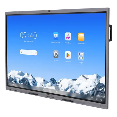 Pantalla Interactiva / 75" / 4K UHD / 50 Puntos Táctiles / Android 14 EDLA / Cámara Web 8 MP / Audio 70 W / NFC / 178° Ángulo de Visión